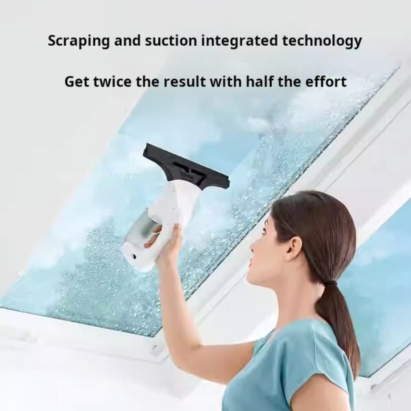 Window cleaner for home use electric glass cleaner to remove dirt without leaving traces of wireless handheld mirror cleaning device